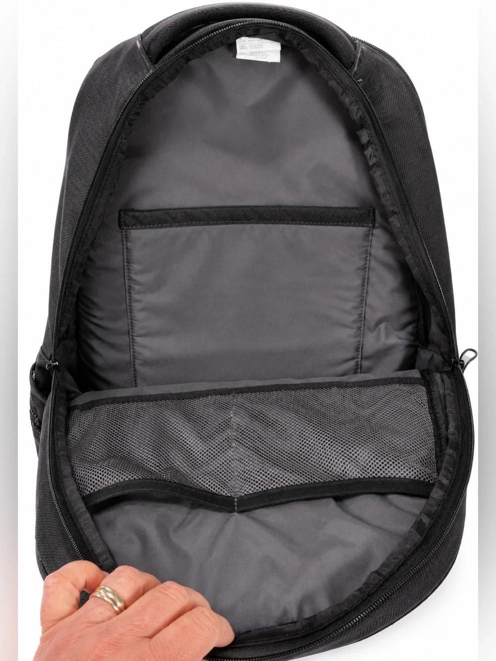 Nike IJGA Golf Backpack Black Green Logo Large Multi Pocket Laptop Bag
